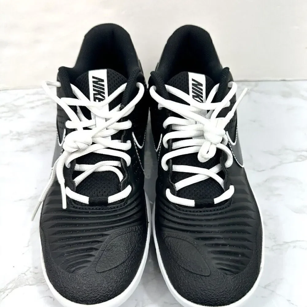 Men's Nike Alpha Huarache‎ 3 Varsity Low Baseball Cleats Black CT0829-003, 7.5